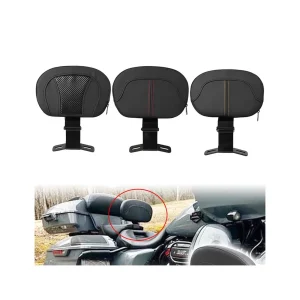 Encosto Condutor Harley Touring 2009-2022 - Couro PU Preto