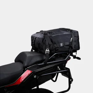 Bolsa para Banco Traseiro de Moto - 10L/20L/30L - Impermeável com Fixação por Fitas