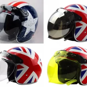 Viseira bolha (bubble) para capacete moto