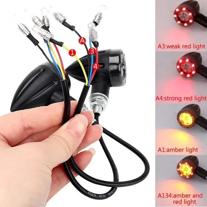Par de piscas LED com sinal de travão e vários modos - Image 3