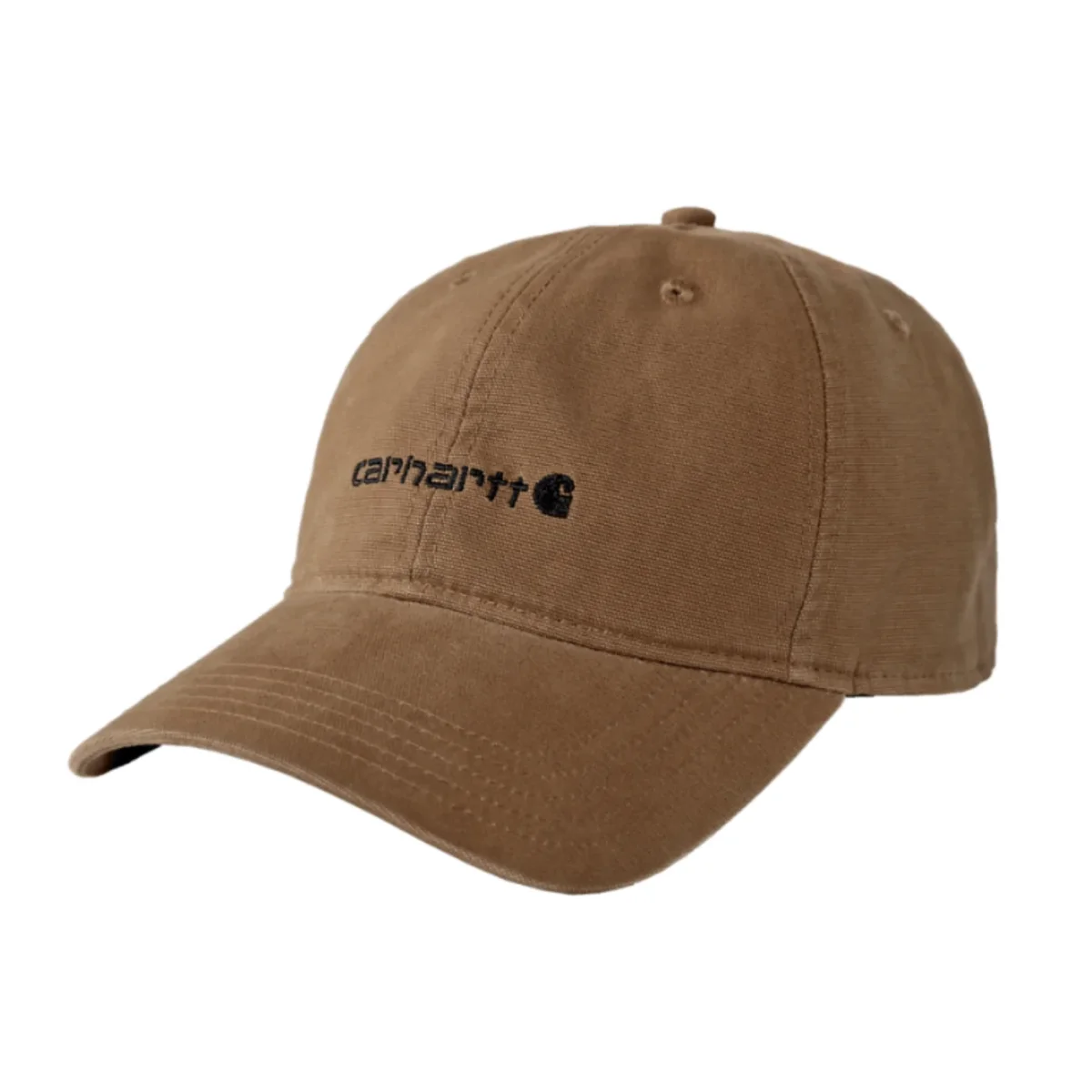Boné unissexo Carhartt Canvas Embroidered Graphic em Castanho - Image 2