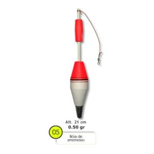 Boia de arremesso 50g Boia Barão ref 05 -laranja