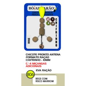 CHICOTE PRONTO ANTENA CHIFRINHO EVA RAÇÃO REF 806