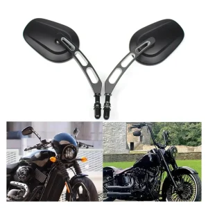 Par Espelhos Retrovisores CNC Alumínio Harley-Davidson 8mm - 2 Cores
