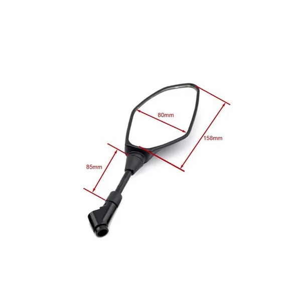 Par de Espelhos Retrovisores de Haste Universais Yamaha MT-07/MT-09/MT-10/Tracer - Image 3