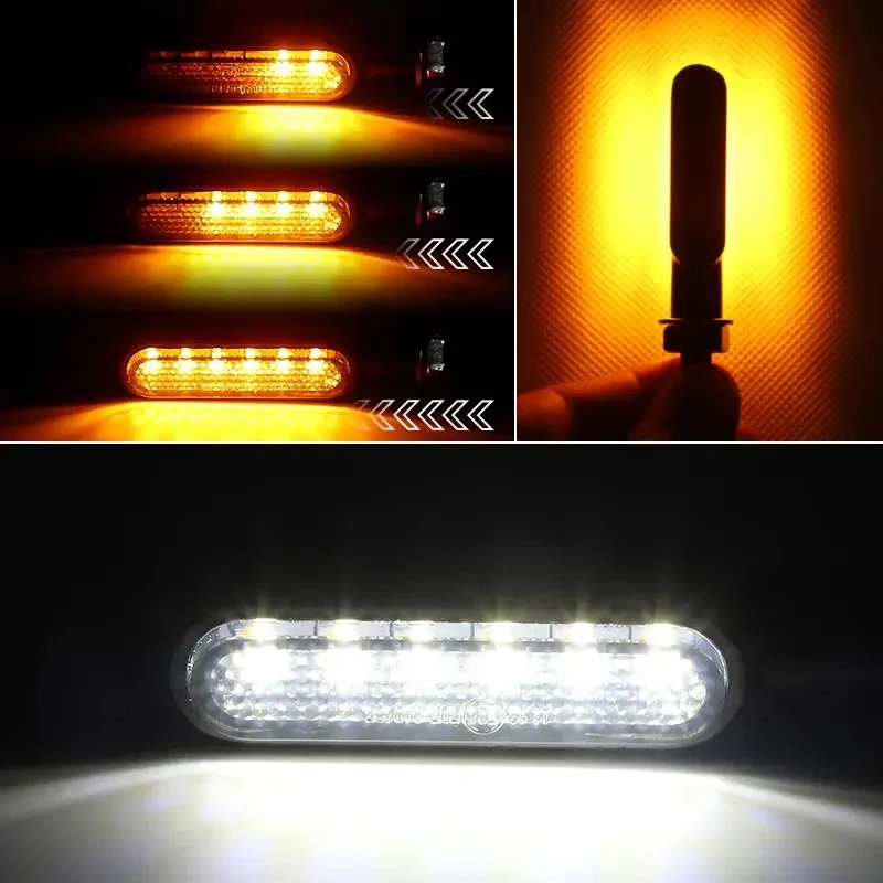 Conjunto de Piscas Dinâmicos LED com Luz de Presença - 6 LEDs - Image 4