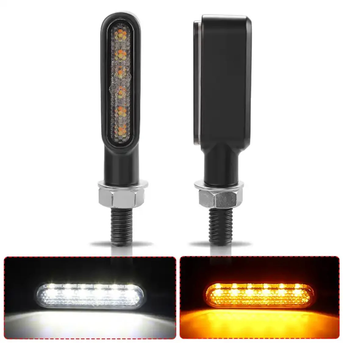 Conjunto de Piscas Dinâmicos LED com Luz de Presença - 6 LEDs - Image 8