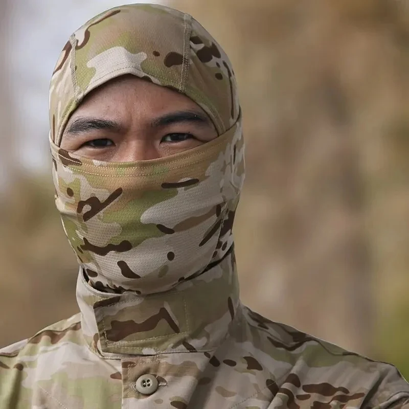 Balaclava militar camuflada em poliéster - Respirável - Image 6