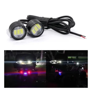 Micro Faróis Auxiliares LED Redondos 25mm - Par