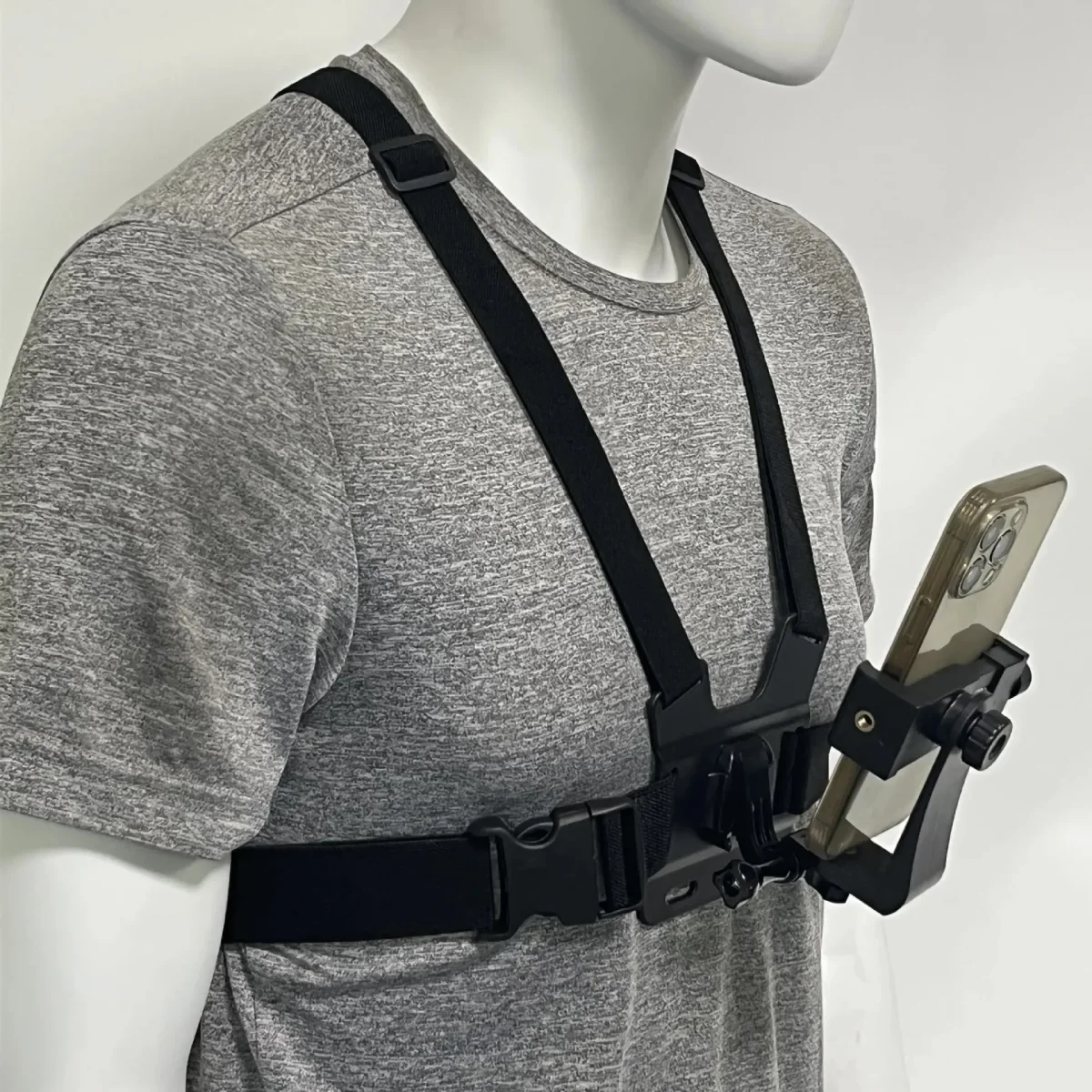 Suporte de colete para telemóvel - Rotação 360° compatível GoPro - Image 8