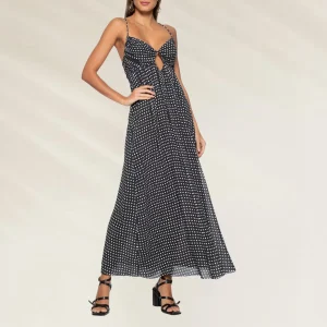 Vestido Longo Poá
