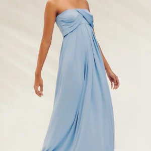 Vestido Longo Sem Alças