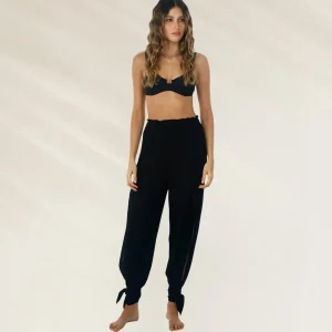 Calça Comprida Preta em Viscose