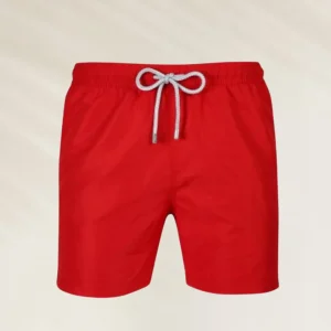 Calção Banho Homem Vermelho
