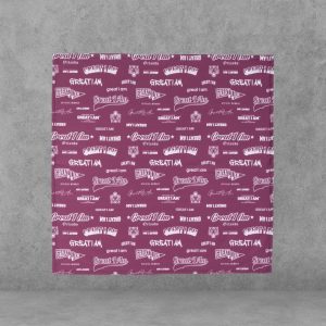 BANDANA GREAT I AM LOGOS BURGUNDY