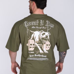 OVERSIZED T-SHIRT PITBULL GREEN