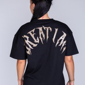 OVERSIZED T-SHIRT NOT GIVEN BLACK