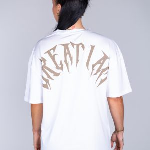OVERSIZED T-SHIRT NOT GIVEN WHITE