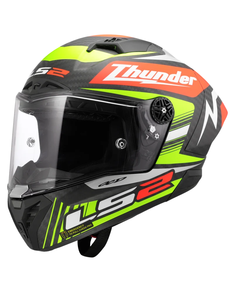 Capacete Integral LS2 FF805 - THUNDER C GP BLACK (Replica) - Image 2