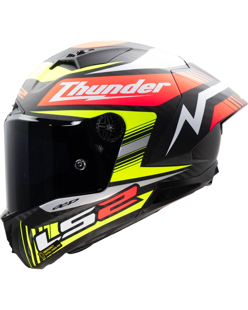 Capacete Integral LS2 FF805 - THUNDER C GP BLACK (Replica) - Image 3