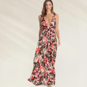 Vestido Elegância Tropical