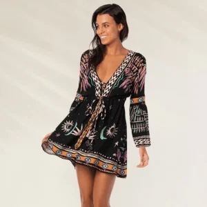 Vestido Curto Agnes Jaguar Jungle