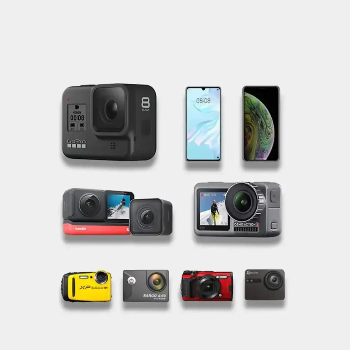 Suporte de colete para telemóvel - Rotação 360° compatível GoPro - Image 9